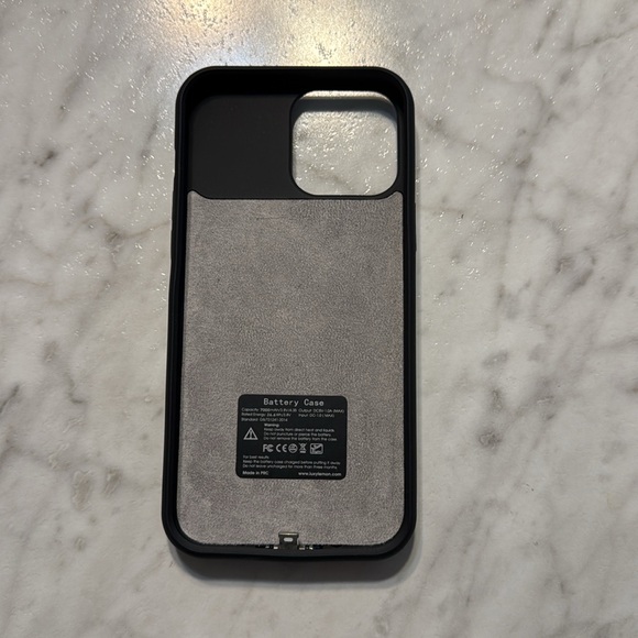 Luxy Lemon Black Mag Safe Ultra Battery Case for iPhone 13 Pro Max - Picture 6 of 9